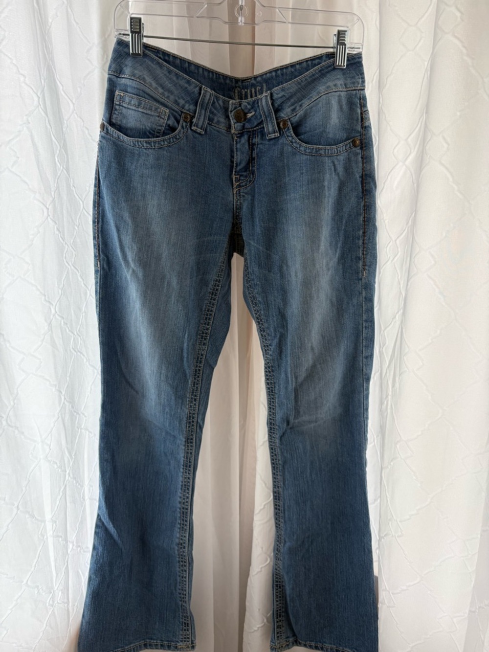 Cruel Girl Medium Blue Boot-Cut Jeans